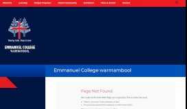 
							         Subject Portal Open - Web Preferences - Emmanuel College								  
							    