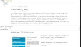 
							         Submission systems - Elsevier								  
							    
