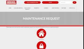 
							         Submit a Maintenance Request 24/7 - Minnix Property Management								  
							    