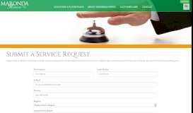 
							         Submit a Service Request | Maronda Homes								  
							    