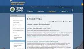 
							         Submit My IHSS Timesheet - County of Fresno								  
							    