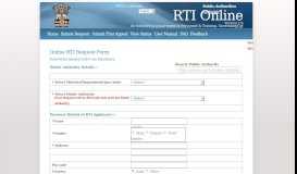 
							         Submit Request Form - RTI Online								  
							    