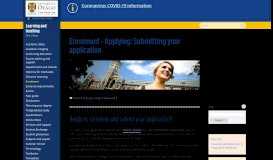 
							         Submitting your application, Enrolment, University of Otago, New ...								  
							    