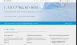 
							         Subscriber benefits - Autodesk								  
							    