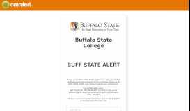 
							         Subscriber Portal - User Log in - Buffalo State								  
							    