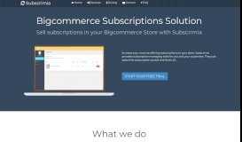 
							         Subscrimia - Bigcommerce Subscriptions Solution								  
							    