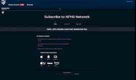 
							         Subscription Landing Page | Live high school sports ... - NFHS Network								  
							    