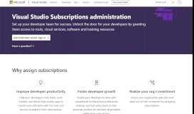 
							         Subscriptions-Administration - Visual Studio - Microsoft								  
							    