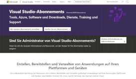 
							         Subscriptions - Visual Studio - Microsoft								  
							    