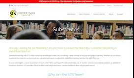
							         Substitutes - Substitute Teacher Service, Inc.								  
							    