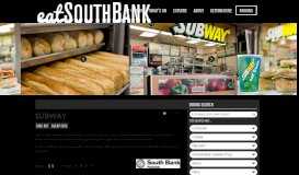 
							         Subway | South Bank Takeaway | Eat South Bank								  
							    