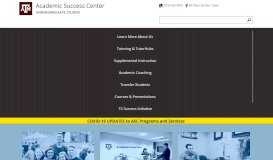 
							         Success Center - Texas Success Initiative - Academic Success Center								  
							    