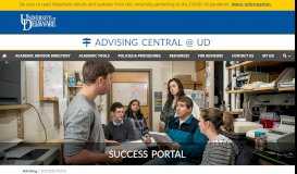 
							         SUCCESS Portal - Advising								  
							    