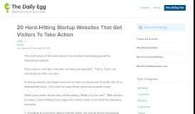 
							         Successful Startup Websites | 20 Examples - Crazy Egg								  
							    
