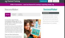 
							         SuccessMaker - Overview | My Pearson Training								  
							    