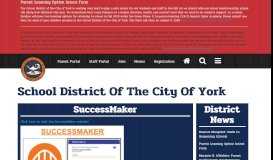 
							         SuccessMaker | School District Of The City Of York								  
							    