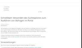 
							         Suchexplorer-Tool zum Abfragen von Daten im Azure-Portal – Azure ...								  
							    