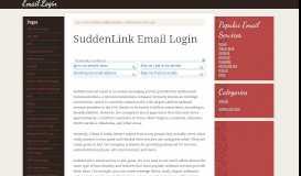 
							         SuddenLink Email Login								  
							    