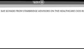 
							         Sue Schade from Starbridge Advisors on The Healthcare CIOs Role in ...								  
							    