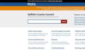 
							         Suffolk County Council								  
							    