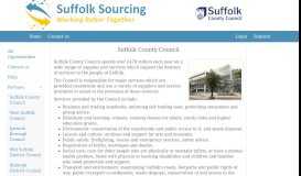
							         Suffolk County Council - Suffolk Sourcing								  
							    