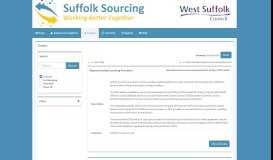 
							         Suffolk Sourcing - E-Tendering & Contract Management ... - In-tend Ltd								  
							    