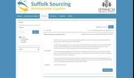 
							         Suffolk Sourcing - E-Tendering & Contract Management portal ...								  
							    