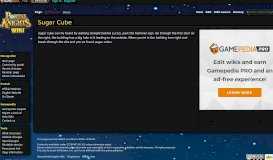 
							         Sugar Cube - Official Portal Knights Wiki								  
							    