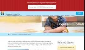 
							         Sugar Hill Office - Gwinnett Pediatrics and Adolescent Medicine ...								  
							    