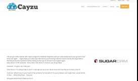 
							         Sugarcrm helpdesk integration - Sync sales & support - Cayzu								  
							    