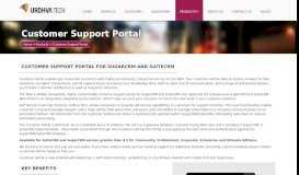 
							         SugarCRM & SuiteCRM responsive customer support portal | Urdhva ...								  
							    