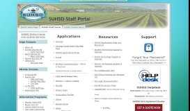 
							         SUHSD Staff Portal								  
							    