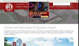 
							         Sullivan Hall Renovation & Expansion Project | Saint Francis University								  
							    