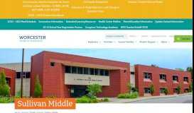 
							         Sullivan Middle – Worcester Public Schools, Massachusetts								  
							    