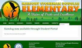 
							         Sumdog now available through Student Portal – Marjory Stoneman ...								  
							    