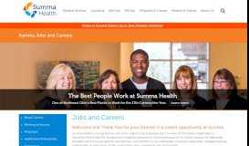 
							         Summa Health System - Careers for Employees								  
							    