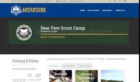 
							         Summer Camp – Bear Paw Scout Camp – Bay-Lakes Camps								  
							    