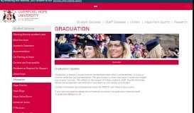 
							         Summer Graduation 2019 - Liverpool Hope University								  
							    