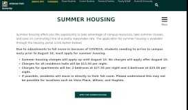 
							         Summer Housing | Arkansas Tech University								  
							    