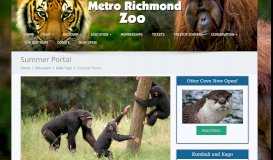 
							         Summer Portal - Metro Richmond Zoo								  
							    