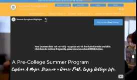 
							         Summer Springboard: High School Summer Programs								  
							    
