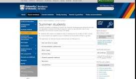 
							         Summer students - University of Victoria - UVic								  
							    