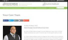 
							         Summit Healthcare Cancer Center | Your Care Team								  
							    