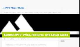 
							         Summit IPTV: Price, Features, and Setup Guide - IPTV Player ...								  
							    