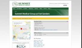 
							         Summit Medical Group at Fort Sanders								  
							    