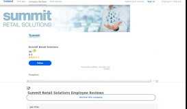 
							         Summit Retail Solutions Employee Reviews - Indeed								  
							    