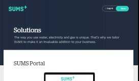 
							         SUMS™ - simple data provision for improved utility ... - SUMS Portal								  
							    