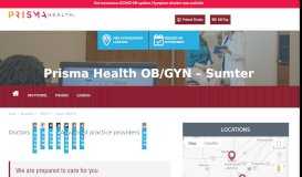 
							         Sumter OB/GYN - Palmetto Health-USC Medical Group								  
							    