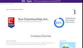 
							         Sun Communities, Inc. - Great Place To Work United States								  
							    