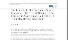 
							         Sun Life and Collective Health's New Integrated Stop-Loss Offering ...								  
							    